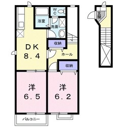 ドゥセゾンの物件間取画像